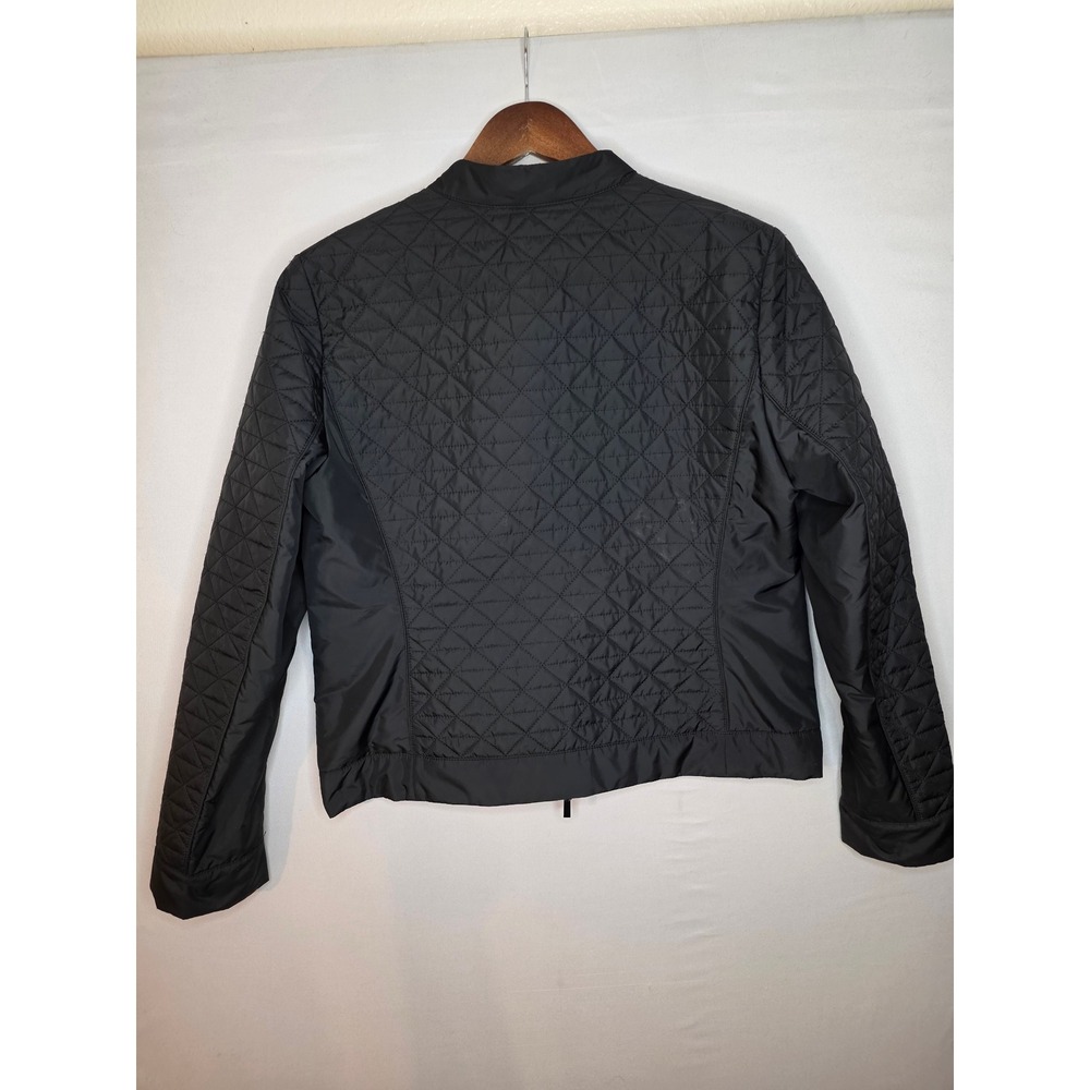 Lafayette 148 New‎ York Quilted Jacket M Black - Picture 8 of 8